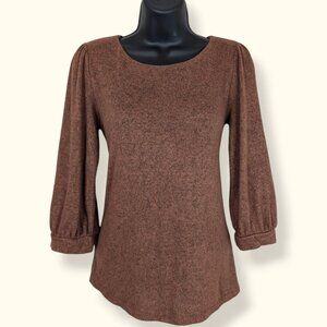 Monteau Soft 3/4 Sleeve Blouse
